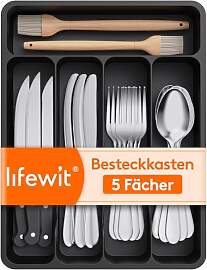 Lifewit Besteckkasten für Schubladen, 23 x 32 cm