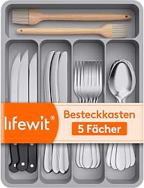 Lifewit Besteckkasten für Schubladen, 23 x 32 cm