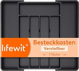 Lifewit Besteckkasten für Schubladen 40 50,