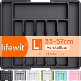 Lifewit Besteckkasten für Schubladen 40 50,