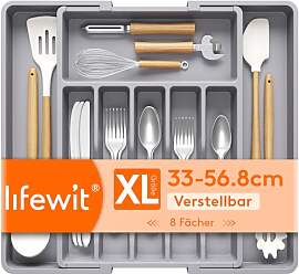 Lifewit Besteckkasten für Schubladen,