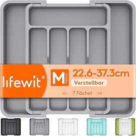 Lifewit Besteckkasten für Schubladen,