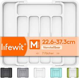 Lifewit Besteckkasten für Schubladen,