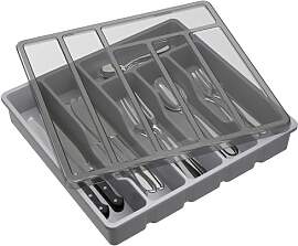 Lifewit Besteckkasten mit Deckel,
