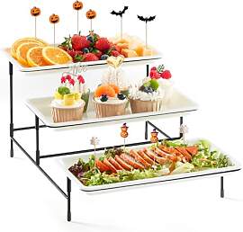 Lifewit Etagere 3 Etagen mit 30 x 17 cm Kunststoff 