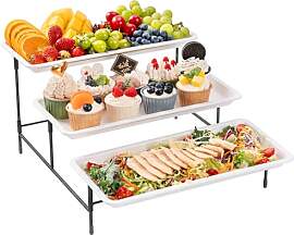 Lifewit Etagere 3 Etagen mit 36 x 17 cm Kunststoff 