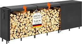 Lifewit Kaminholzregal Metall, Brennholzregal