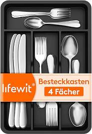 Lifewit kleiner Besteckkasten für Schubladen, 4