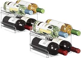 Lifewit Stapelbares Weinregal aus Kunststoff für