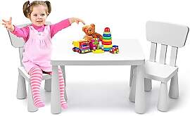 LIFEZEAL Kindertisch mit 2 Stühlen, Niedliche