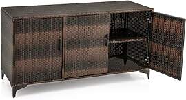 LIFEZEAL Rattan Auflagenbox 318 L, Outdoor
