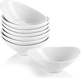 LIFVER Dipschalen Set of 8, Snackschalen Weiß