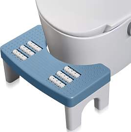 Lighterday Toilettenhocker Erwachsene,Plastik