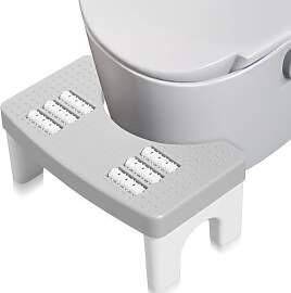 Lighterday Toilettenhocker Erwachsene,Plastik