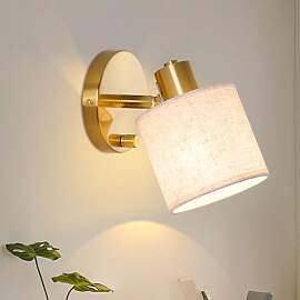 Lightess Wandlampe mit Schalter Dimmbar,