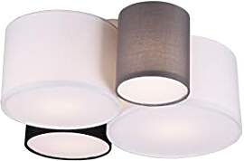 lightling modern Deckenleuchte 4 star in nickel