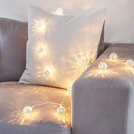 Lights4fun 16er LED Lichterkette Marokkanisch