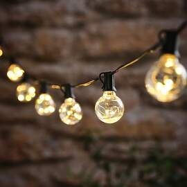 Lights4fun Kugel-Lichterkette | mit warmweißen