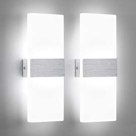 Lightsjoy 2x 12W LED Wandlamp Innen Moderne