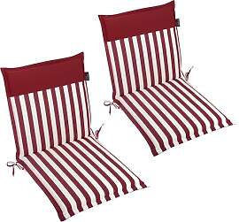 LILENO HOME Gartenstuhl Auflagen als [2er Set -