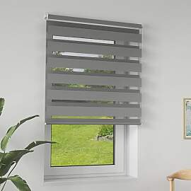 LILIIN 120x220cm Doppelrollo klemmfix ohne Bohren, 