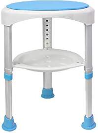 LILIIN Duschhocker 360°Drehbarer Badhocker