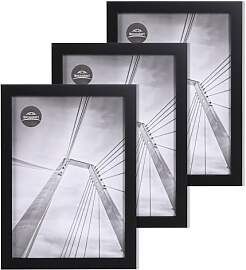 lincoolart bilderrahmen A4 schwarz Holz