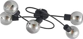 Lindby Deckenlampe Elaina (Modern) in Schwarz aus