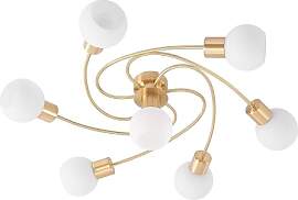 Lindby Deckenlampe Glas Metall, Deckenstrahler