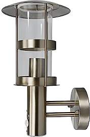 Lindby Edelstahl Wandlampe aussen mit