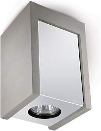 Lindo Masso C Deckenstrahler Beton Grau Chrom