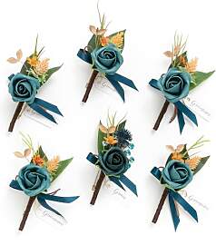 Ling's Moment Boutonniere für Männer, 6