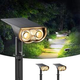 Linkind Dual-farbige Solar Außenlampe mit