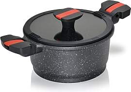 Linnuo Aluguss Topf 20 cm mit abnehmbaren Griffen