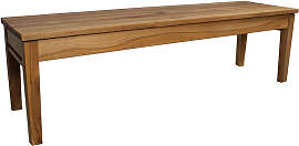 LINO Sitzbank LA5 ohne Rückenlehne Kernbuche