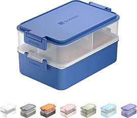 linoroso Lunchbox Erwachsene Brotdose mit 3