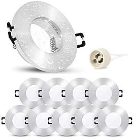 linovum 10 Stück Einbaurahmen ISASO mit IP65