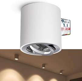 linovum CORI schwenkbarer Aufbaustrahler weiß