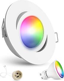 linovum Downlight GU10 weiß Decke inkl. Smart