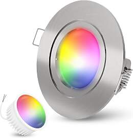 linovum Einbaustrahler flach mit wechselbarem RGB