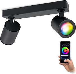 linovum Spotbalken smarter Deckenstrahler schwarz