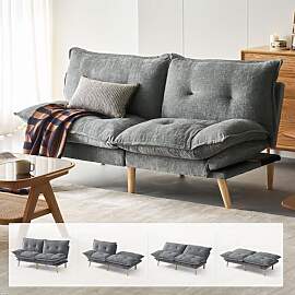 LINSY HOME 3 Sitzer Schlafsofa mit Schlaffunktion, 