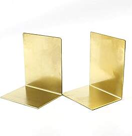 LIOONS Goldene Buchstützen, Messing-Buchstützen, 