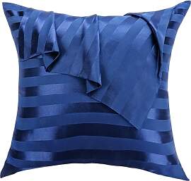 Lirex 2er Set Satin Kissenbezug 50x50cm mit