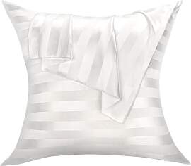 Lirex 2er Set Satin Kissenbezug 60x60cm mit