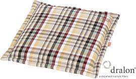 LISSA Sitzkissen/Hockerauflage Dessin Karo beige,