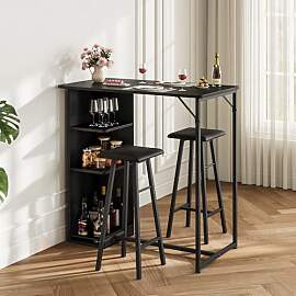 Litake Bartisch Set, Tresentisch mit 2 PU