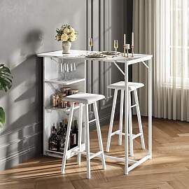 Litake Bartisch Set, Tresentisch mit 2 PU