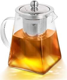 Litinliv Glas Teekanne, 750ml Quadratische