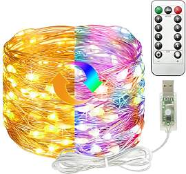 litogo Led Lichterkette mit USB, 5M 50 LED